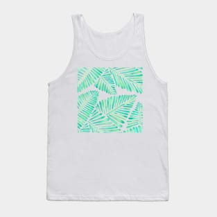 Seafoam Banana Leaves Tank Top